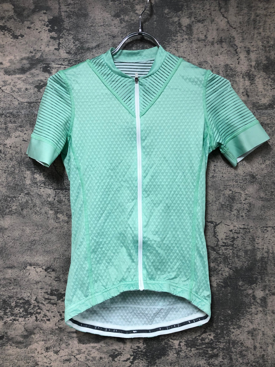 JS976 カフェドシクリステ Cafe du Cycliste Micheline women 半袖 サイクルジャージ ターコイズ XS レディース