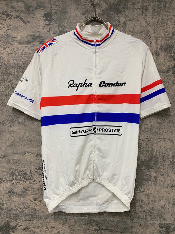 JD109 ラファ Rapha Paul Smith コラボ 半袖サイクルジャージ Condor 白 M 動物毛付着