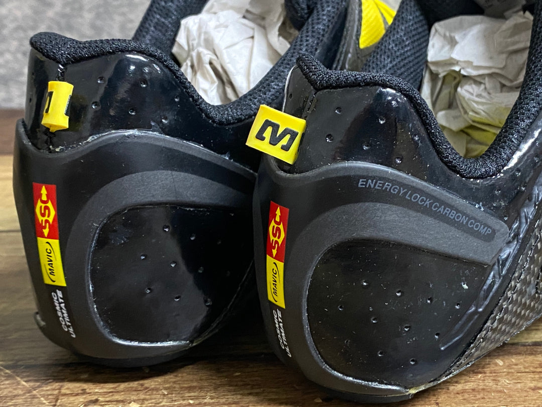 JY009 マヴィック MAVIC Cosmic Ultimate ビンディングシューズ 3穴 黄黒 EU41 1/3