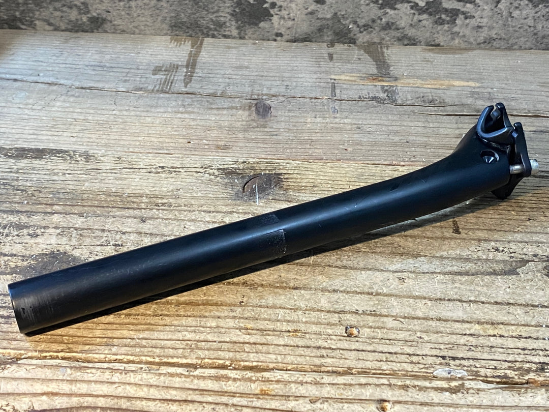JU472 TNI BLACK シートポスト カーボン 320mm Φ27.2 ※クランプ跡あり