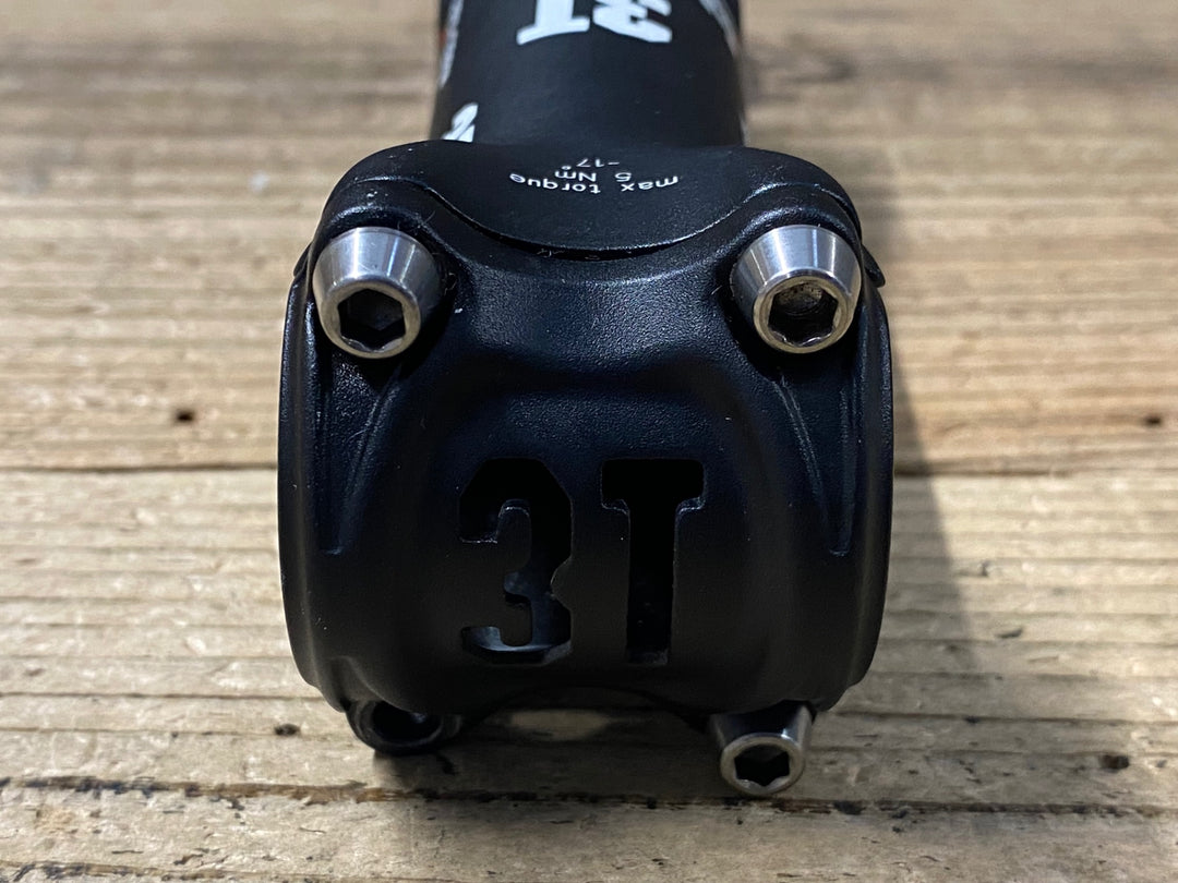 KQ922 3T ARX-TEAM アルミ ステム 100mm 17° Φ31.8 黒 ※ステムボルト1個欠品
