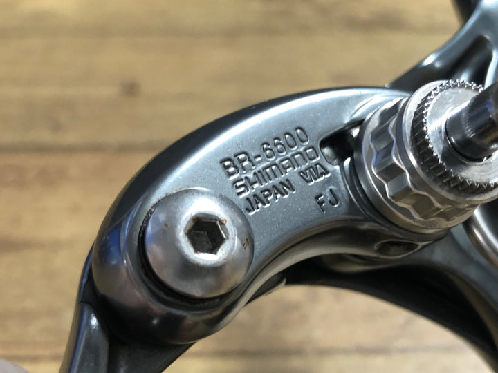 JO443 シマノ SHIMANO アルテグラ ULTEGRA BR-6600 キャリパーブレーキ 前後セット