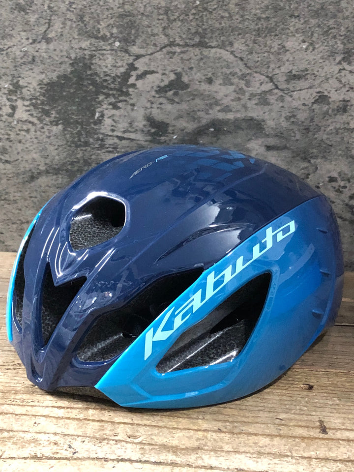 KM772 カブト Kabuto AERO R2 ヘルメット L/XL 59-61cm ※使用期限切れのためジャンク