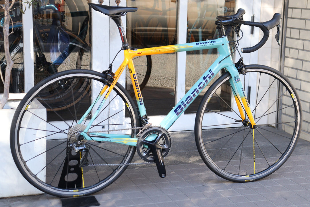 ビアンキ BIANCHI スペシャリッシマ SPECIALISSIMA CV PANTANI 2018モデル 57サイズ シマノ デュラエース R9100 11S カーボン ロードバイク 【横浜店】