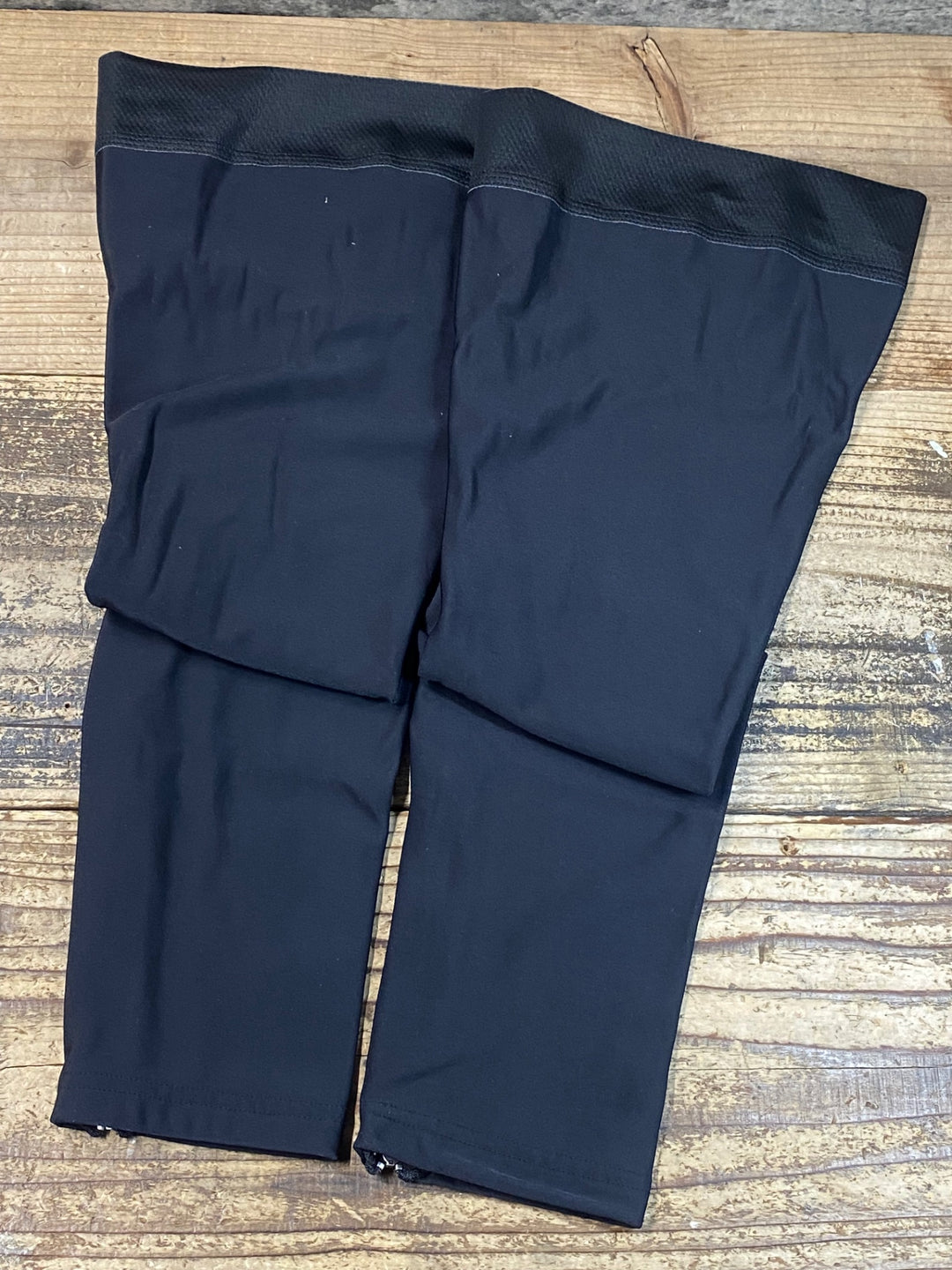 JV315 GOD AND FAMOUS レッグウォーマー 黒 XL 裏起毛