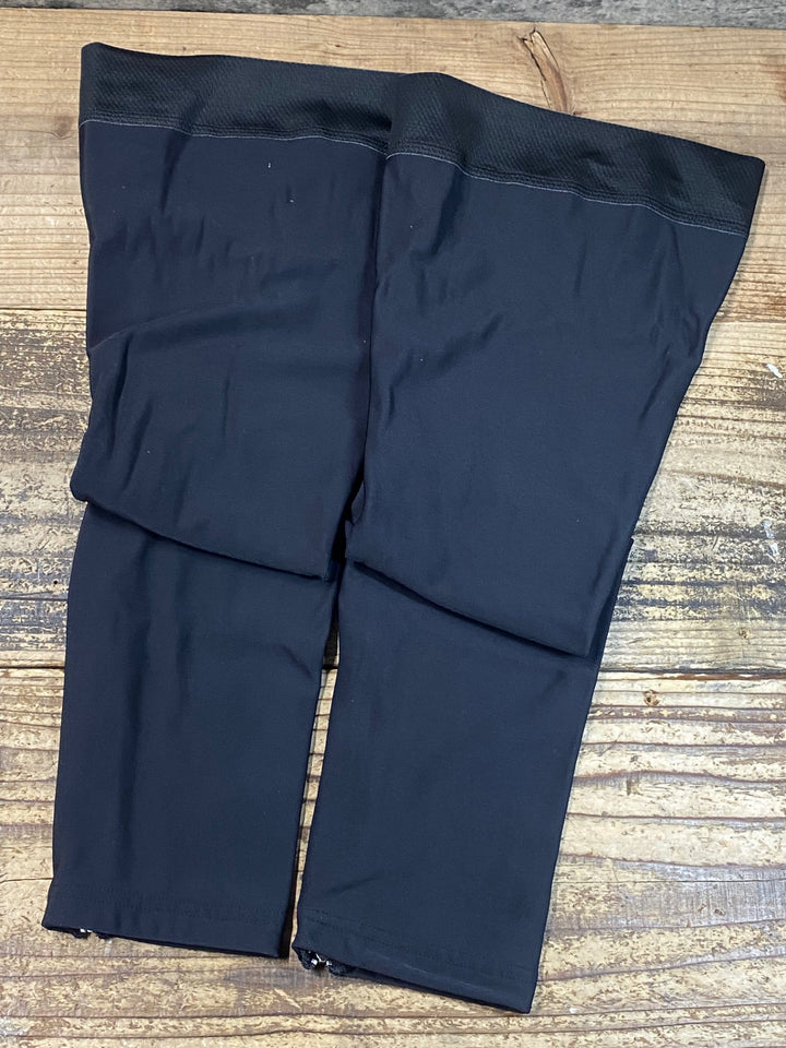 JV315 GOD AND FAMOUS レッグウォーマー 黒 XL 裏起毛