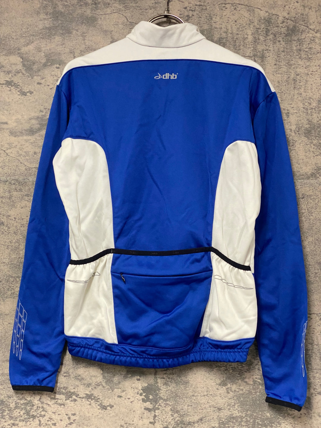 KF484 dhb 長袖 サイクルジャージ 青 S 裏起毛