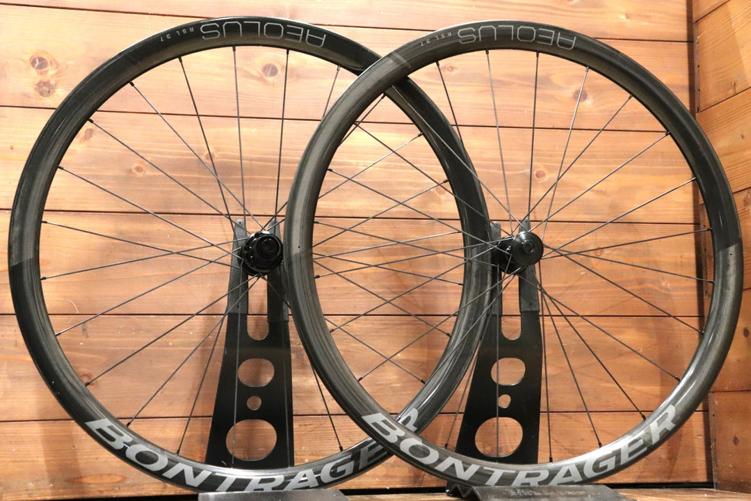 ボントレガー BONTRAGER アイオロス AEOLUS RSL37 カーボン チューブレスレディ ホイールセット シマノ11S/12S 【東京南麻布店】