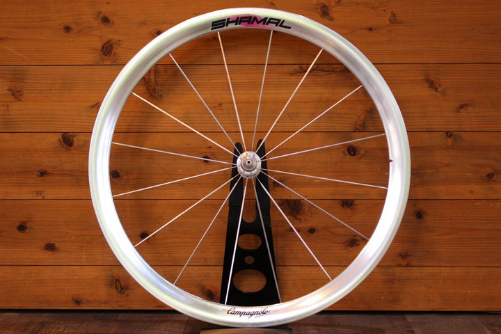 カンパニョーロ CAMPAGNOLO SHAMAL 銀シャマル アルミ クリンチャー フロントホイール ナローリム 【名古屋店】