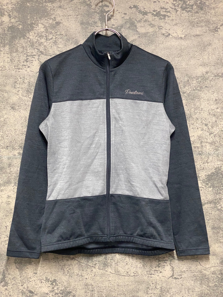 KA050 パールイズミ PEARL iZUMi 長袖 サイクルジャージ グレー サイズ不明 裏起毛