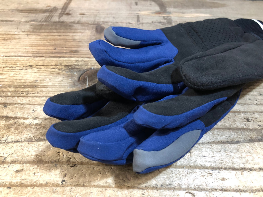 KE378 ラファ Rapha WINTER GLOVES 長指 サイクルグローブ 裏起毛 XS 紺