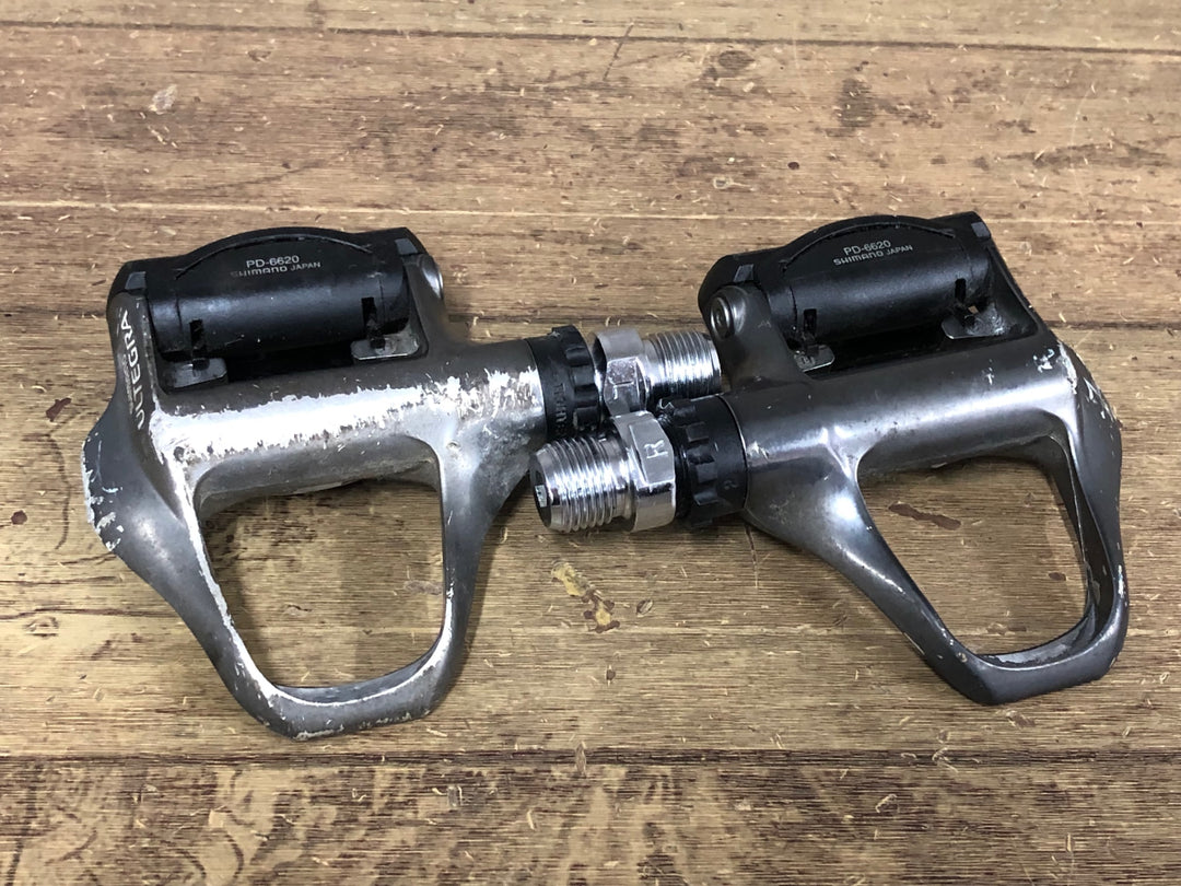 JU023 シマノ SHIMANO アルテグラ ULTEGRA PD-6620 SPD-SL ビンディングペダル