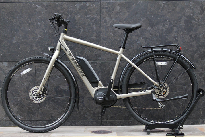 【店頭受け取り限定】トレック TREK VERVE＋2 2021年 Mサイズ シマノ アリビオ M3100 MIX 9S アルミ クロスバイク E-BIKE 【福岡店】