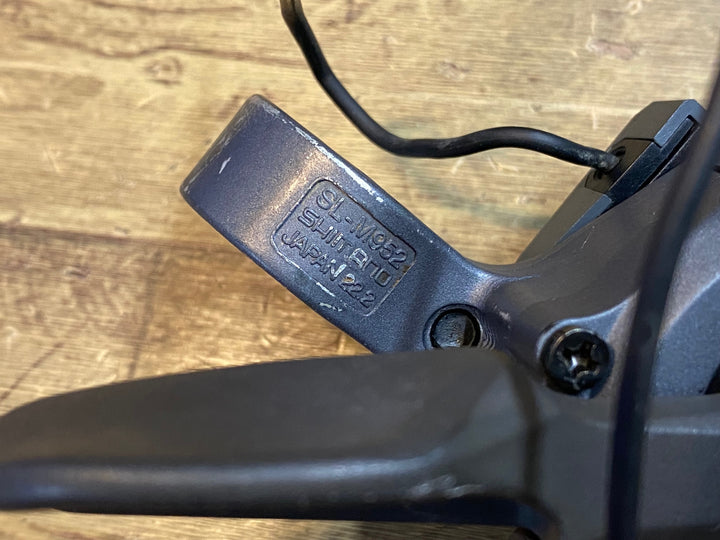 JK490 シマノ SHIMANO XTR SL-M952 シフトレバー 左右セット 2x9s 接続未確認