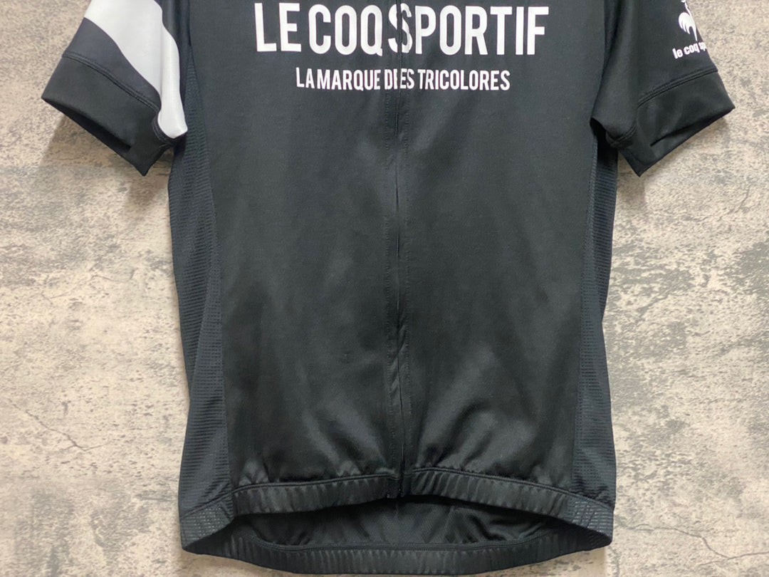 JP151 ルコックスポルティフ le coq sportif 半袖 サイクルジャージ 黒 M