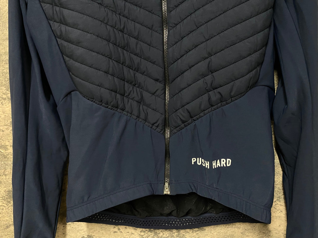 KD786 プッシュハード PUSH HARD ダウン サイクルジャージ L 紺