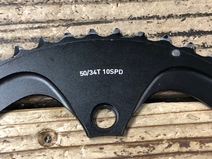 JY279 スラム SRAM POWERGLIDE チェーンリングセット 50/34T 10S