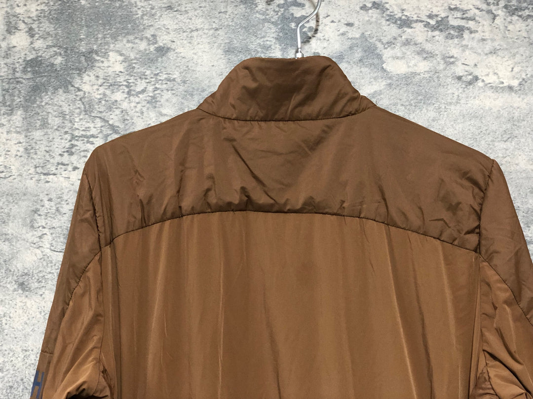 KI981 ラファ Rapha PRO TEAM INSULATED JACKET 長袖 サイクルジャケット ブラウン L