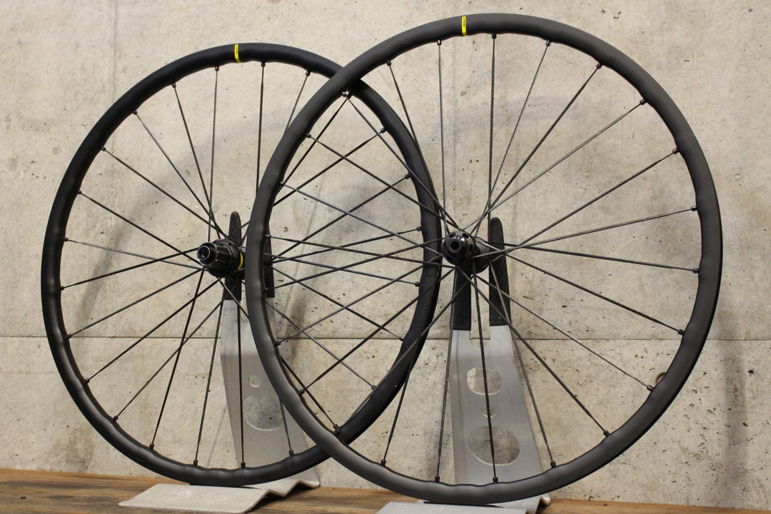 マヴィック MAVIC キシリウム KSYRIUM SL 25 DISC アルミ チューブレスレディ ホイールセット シマノ11S/12S 19C 【福岡店】