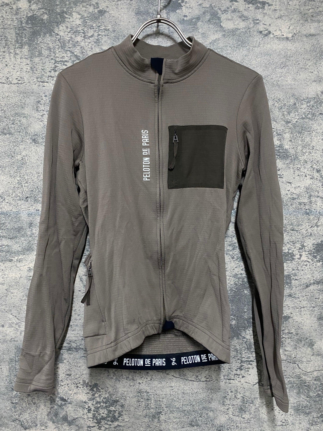 KB615 プロトンドパリ Peloton de Paris AVONTURIER MERINO LS JERSEY 長袖 サイクルジャージ ブラウン XS 裏起毛