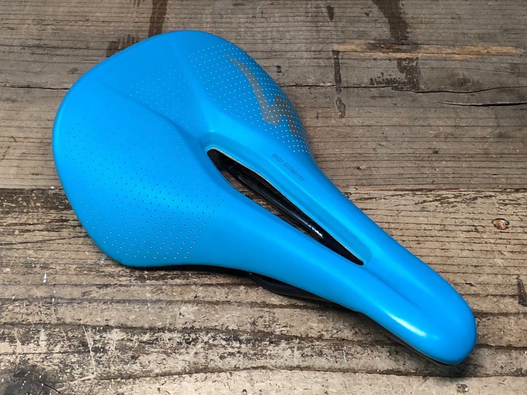 JF086 スペシャライズド SPECIALIZED パワー POWER ARC サドル ターコイズ Hollow Ti レール 155mm