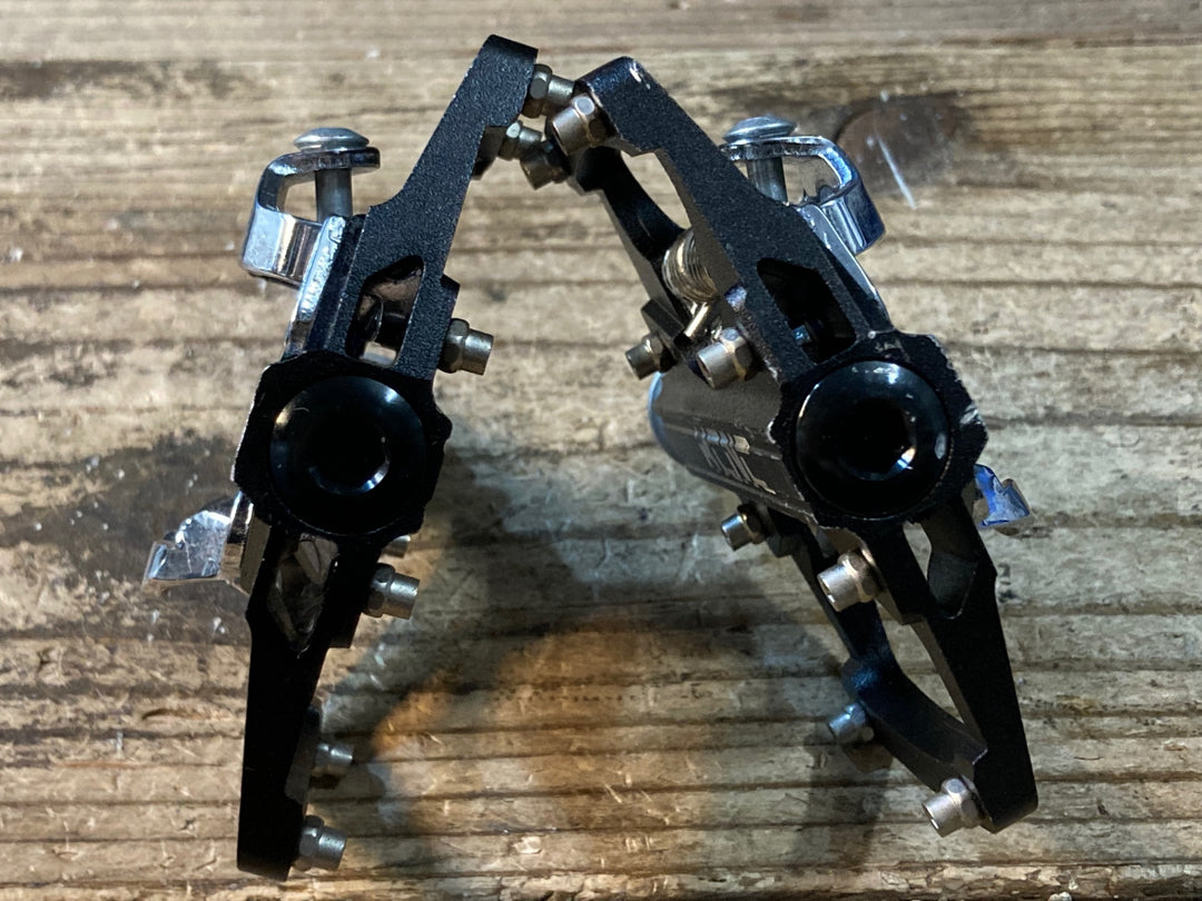 JS183 KCNC クリップレスプラットフォームペダル ビンディングペダル 片面フラット