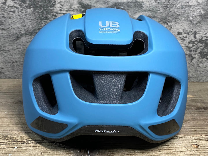JG614 カブト KABUTO CANVAS URBAN ヘルメット マットブルー ML 未使用品
