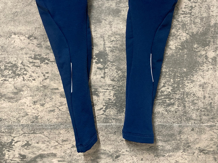 JW076 ルコックスポルティフ le coq sportif レーサータイツ ネイビー L 裏起毛