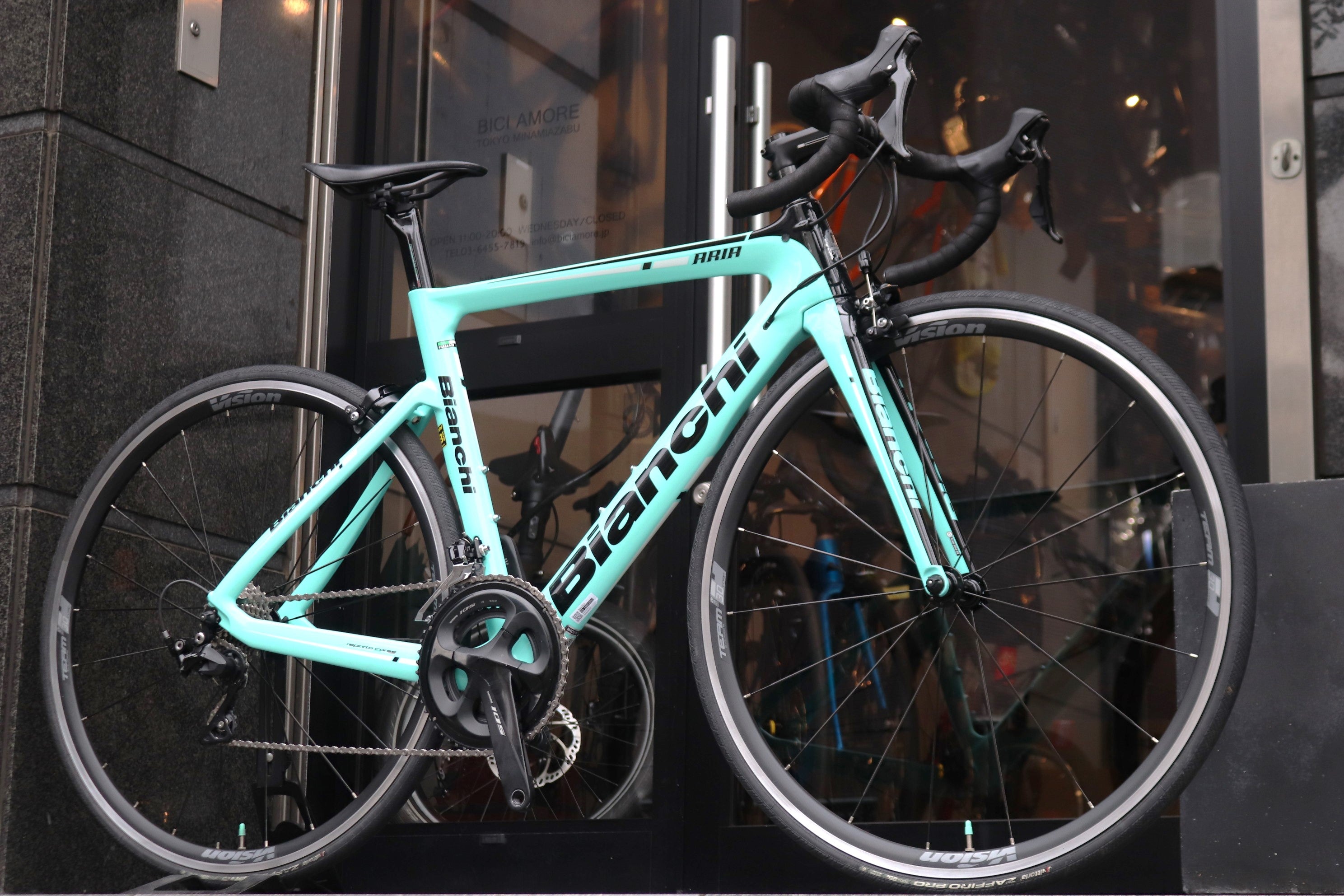 【よしちはさん専用】Bianchi ARIA shimano105 470mm Bianchi Aria 105 11sp 52/36 - YOB46 - MTBIKER.shop