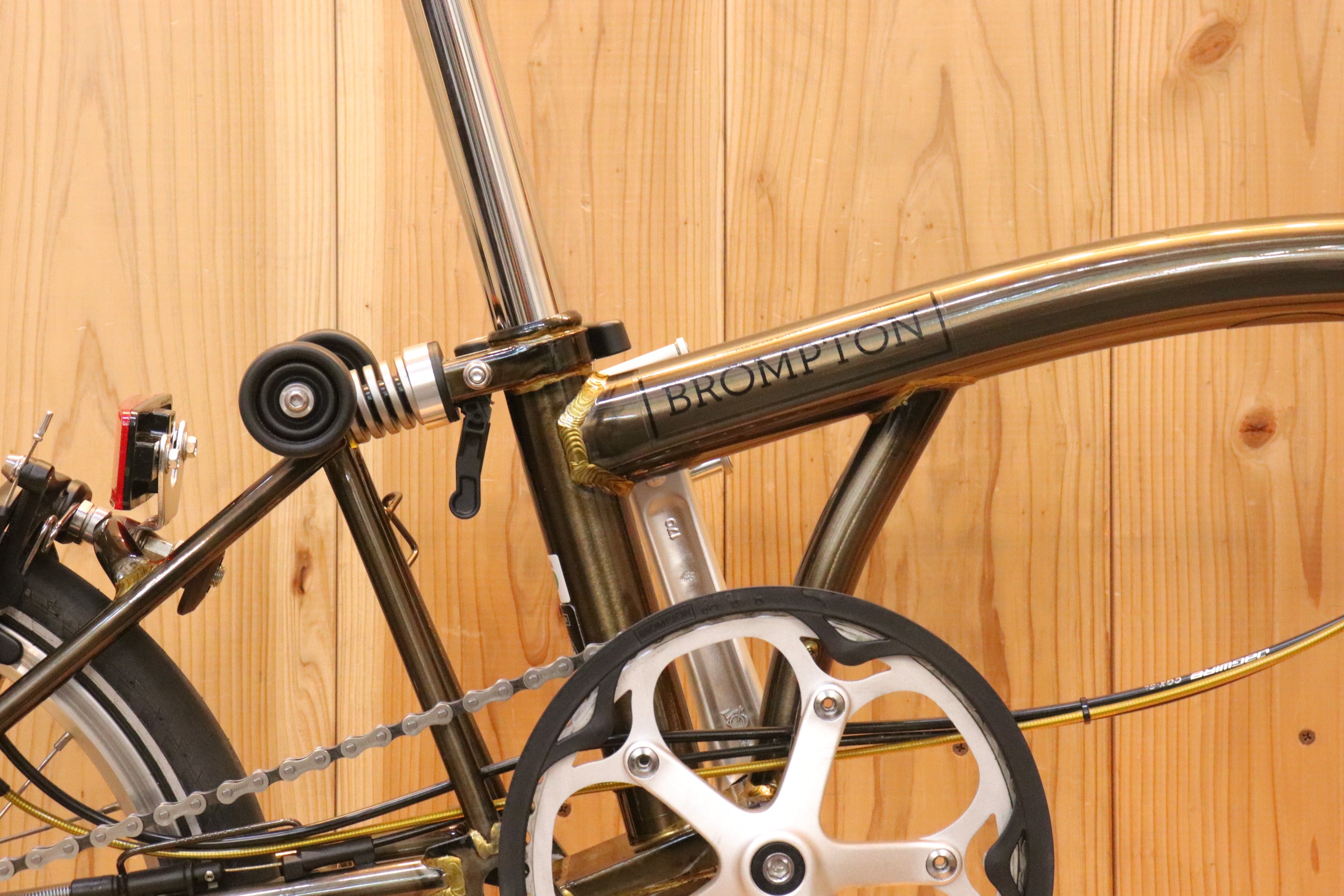 【希少カラー】BROMPTON RAW ラッカー 2017年モデル S6L Brompton bike | Raw Lacquer S6L with Brooks saddle