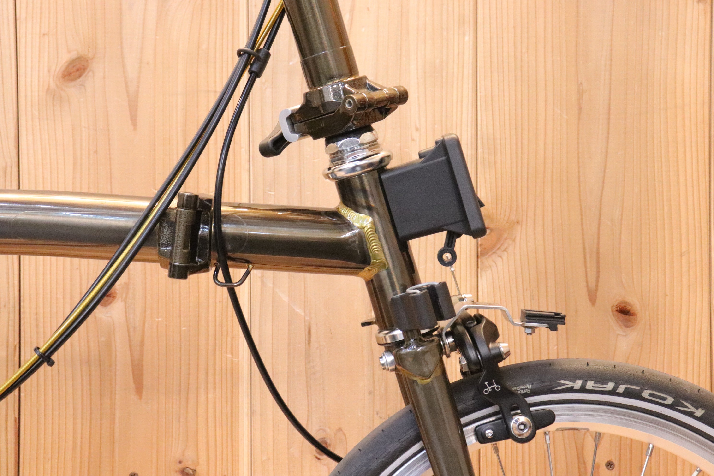 【希少カラー】BROMPTON RAW ラッカー 2017年モデル S6L Brompton bike | Raw Lacquer S6L with Brooks saddle