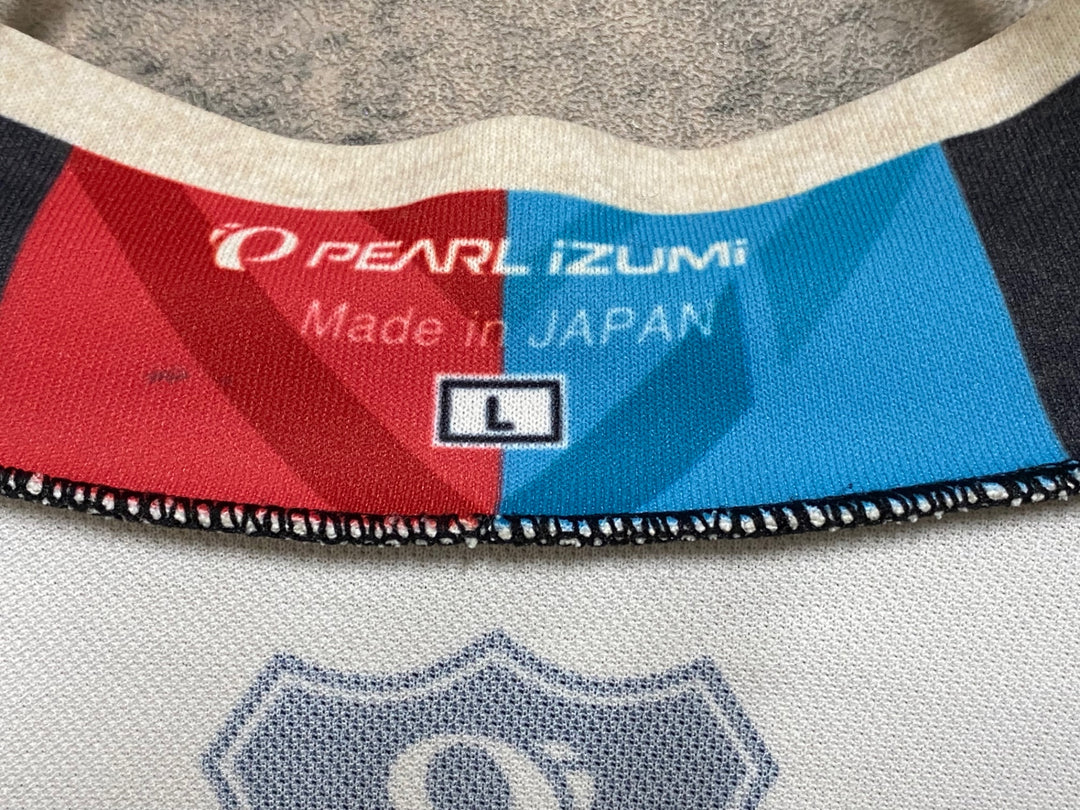 JP276 パールイズミ PEARL iZUMi 半袖 サイクルジャージ 黒 総柄 L