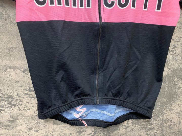 JV219 ナリーニ Nalini 半袖 サイクルジャージ ピンク 黒 S