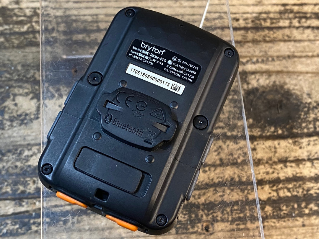IL894 ブライトン bryton Rider 410 サイクルコンピューター ケイデンスセンサー 起動確認済