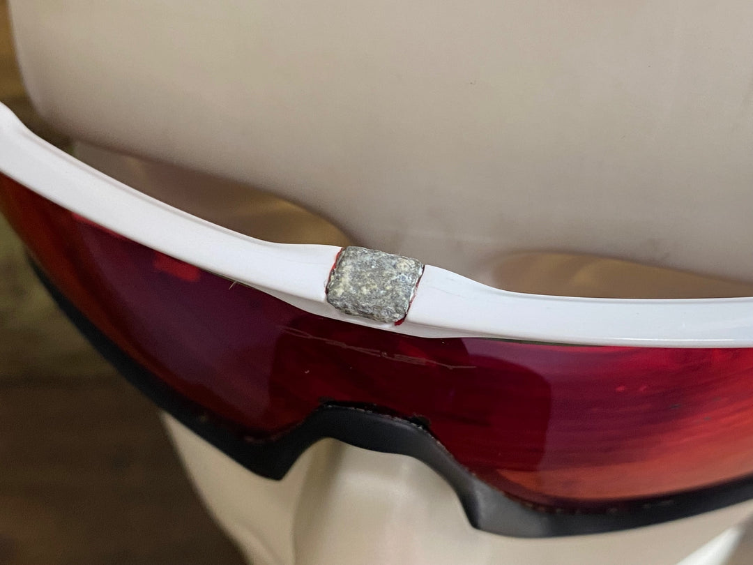 KL069 オークリー OAKLEY JAW BREAKER サングラス アイウェア 白 PRIZM 使用感あり