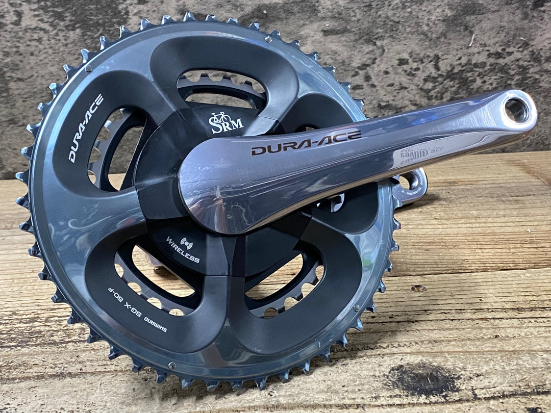KA505 シマノ SHIMANO SRM デュラエース FC-7800 クランクセット パワーメーター 50/34T 172.5mm