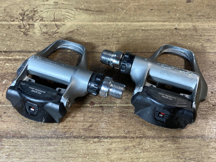 JV739 シマノ SHIMANO アルテグラ ULTEGRA PD-6700 ビンディングペダル SPD-SL