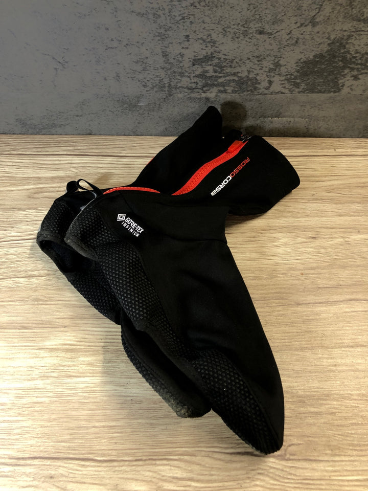 JS397 カステリ CASTELLI シューズカバー 黒 M 裏起毛 GORE TEX INFINIUM