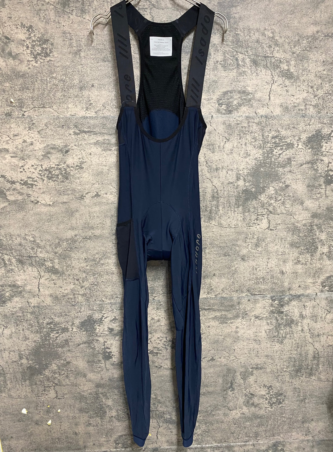 KD150 イザドア Isadore SIGNATURE THERMAL TIGHTS カーゴ ビブタイツ 紺 L 裏起毛 ※パットあたり