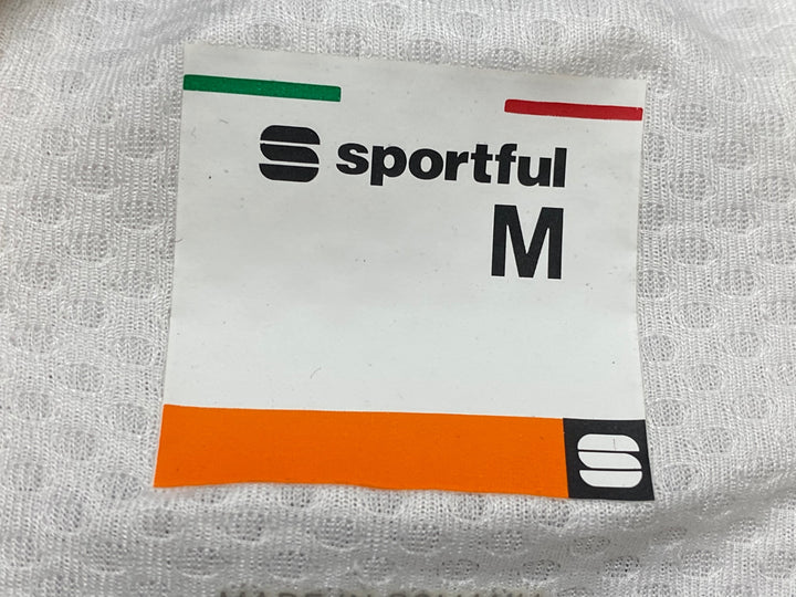 JR979 スポーツフル sportful 半袖 サイクルジャージ 白 黒 M PETER SAGAN