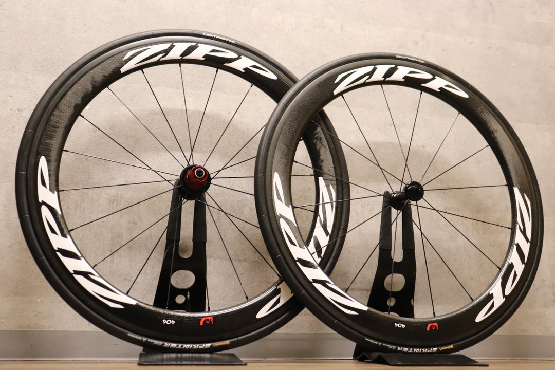 ジップ ZIPP 404 ファイアクレスト Firecrest カーボン チューブラー ホイールセット シマノ12/11S 【さいたま浦和店】