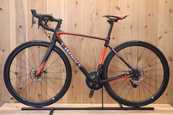 スペシャライズド SPECIALIZED エスワークス ルーベ S-WORKS ROUBAIX DISC 2018年モデル 52サイズ スラム レッド E-TAP HRD 11S カーボン ロードバイク 【芦屋店】