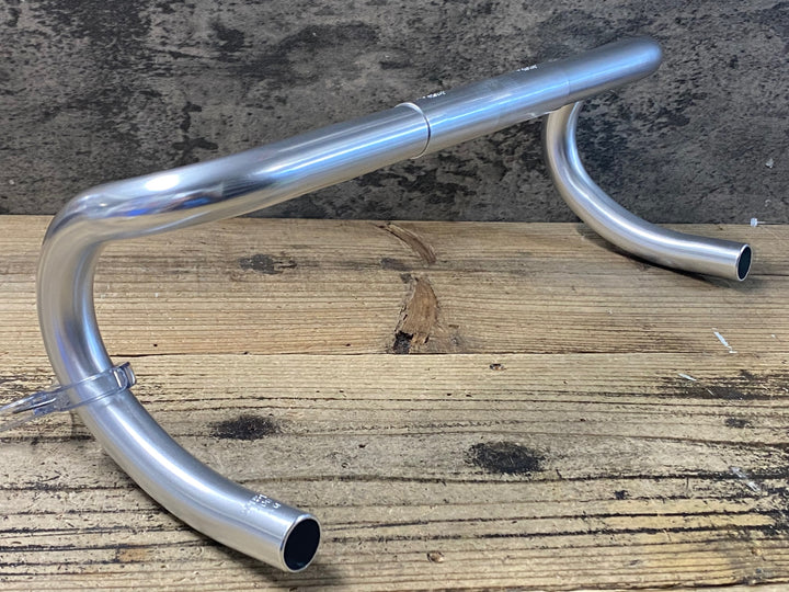 KJ376 日東 NITTO M151F アルミドロップハンドル シルバー 400mm Φ26.0