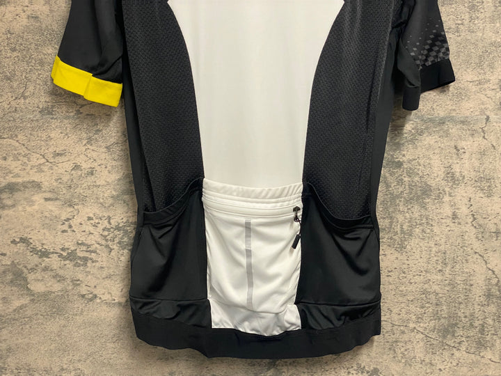 JW303 マヴィック MAVIC コスミックエリート COSMIC ELITE 半袖 サイクルジャージ 白/黒 XL