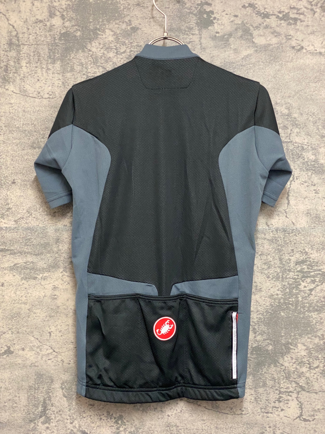 KF171 カステリ CASTELLI 半袖 サイクルジャージ 黒 S