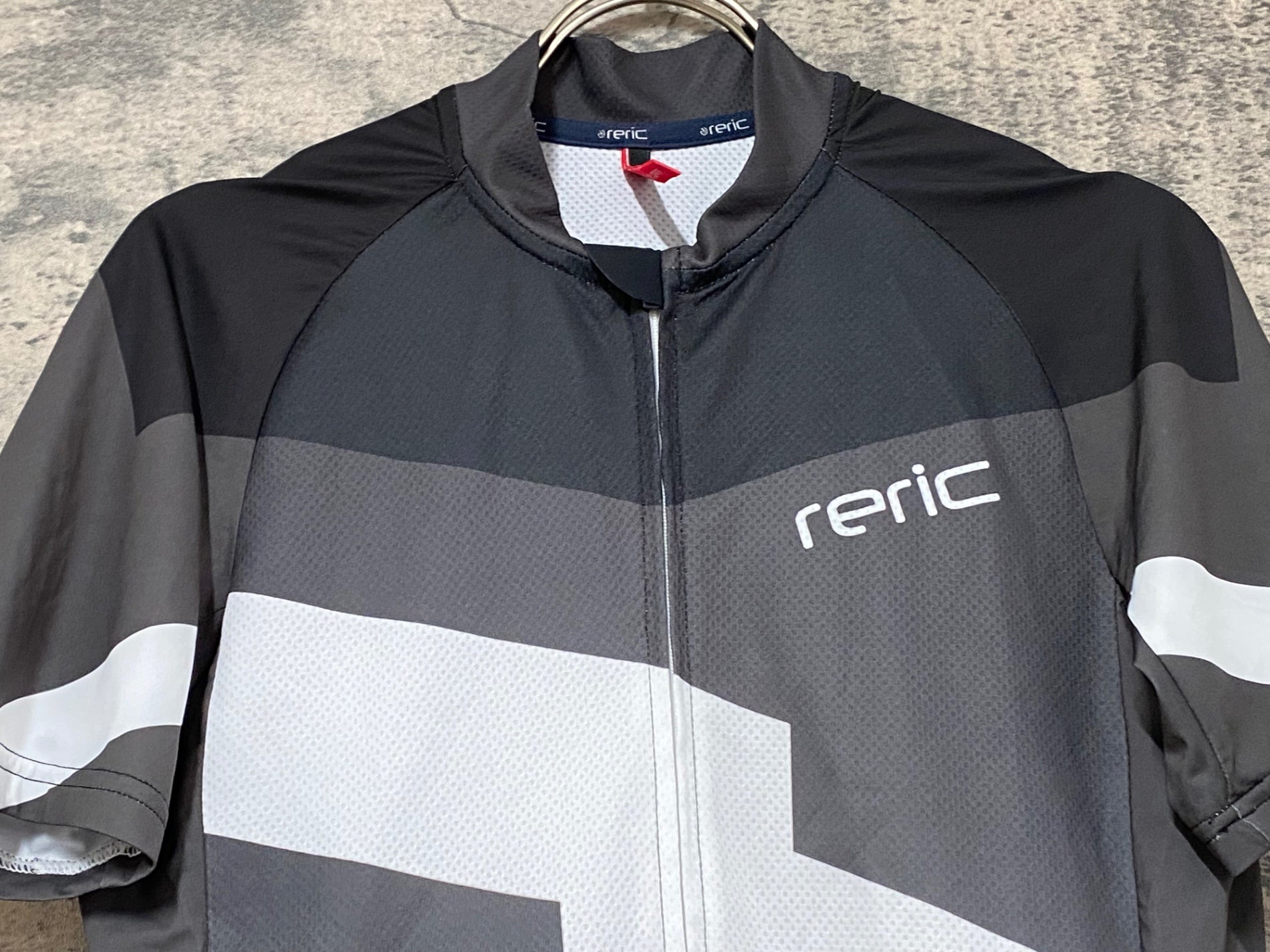 KJ369 レリック reric 半袖 サイクルジャージ 黒 白 グレー M – BICI