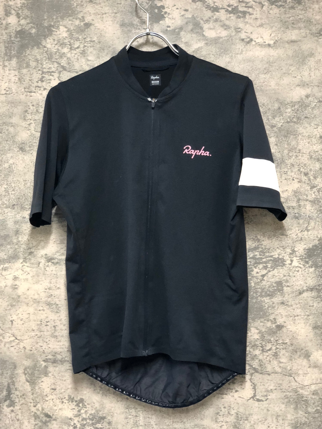 KD857 ラファ Rapha CLASSIC FLYWEIGHT JERSEY 半袖 サイクルジャージ 紺 M