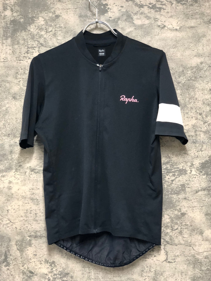 KD857 ラファ Rapha CLASSIC FLYWEIGHT JERSEY 半袖 サイクルジャージ 紺 M