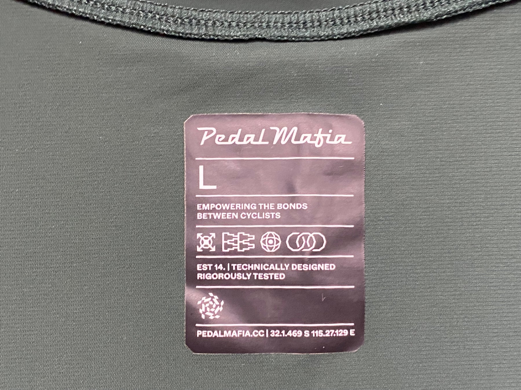 JH975 ペダルマフィア Pedal Mafia PMCC 半袖 サイクルジャージ 緑 L