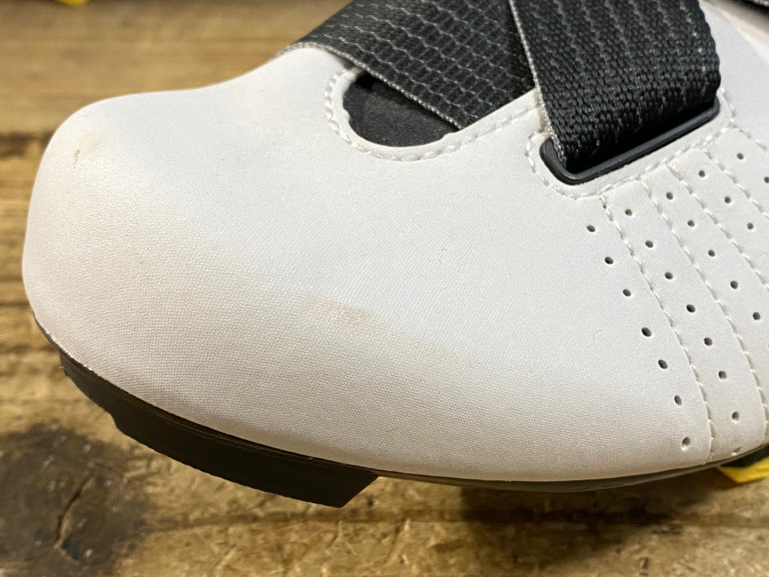 KH102 フィジーク fizik TEMPO POWERSTRAP R5 ビンディングシューズ 白 黒 EU44